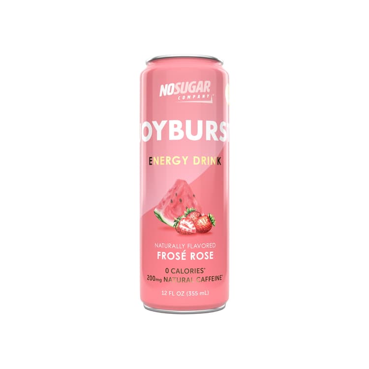 Joyburst Natural Energy Drink, Frose Rose