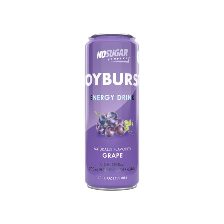 Joyburst Natural Energy Drink, Grape