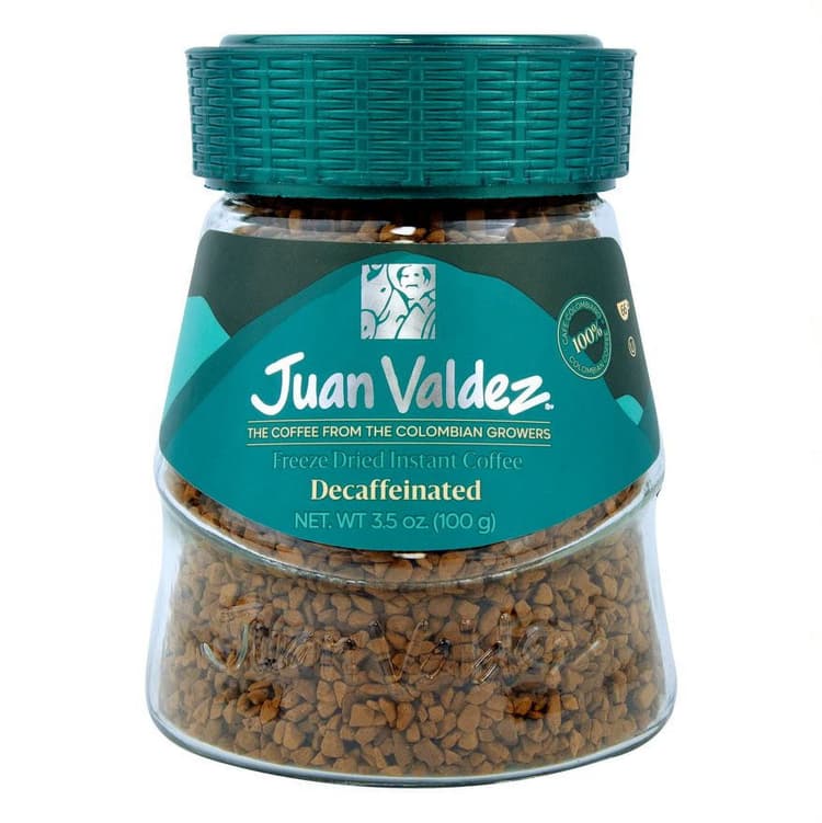 Juan Valdez Coffee, Instant, Freeze Dried, Decaffeinated