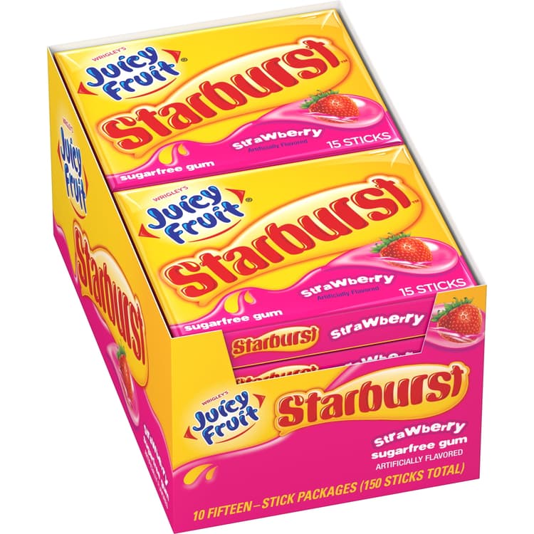 Juicy Fruit, Strawberry Sugarfree Gum