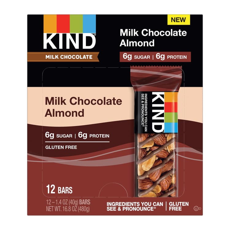 Kind Equality Milk Chocolate Almond Bars