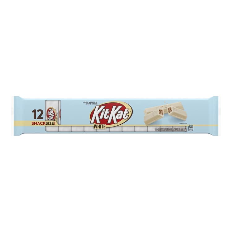 Kit Kat, White Creme Snack Size Wafer Candy, Individually Wrapped