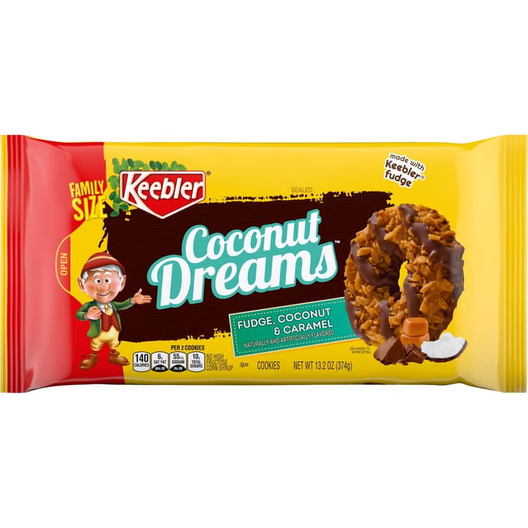 Keebler Coconut Dreams Fudge, Coconut & Caramel