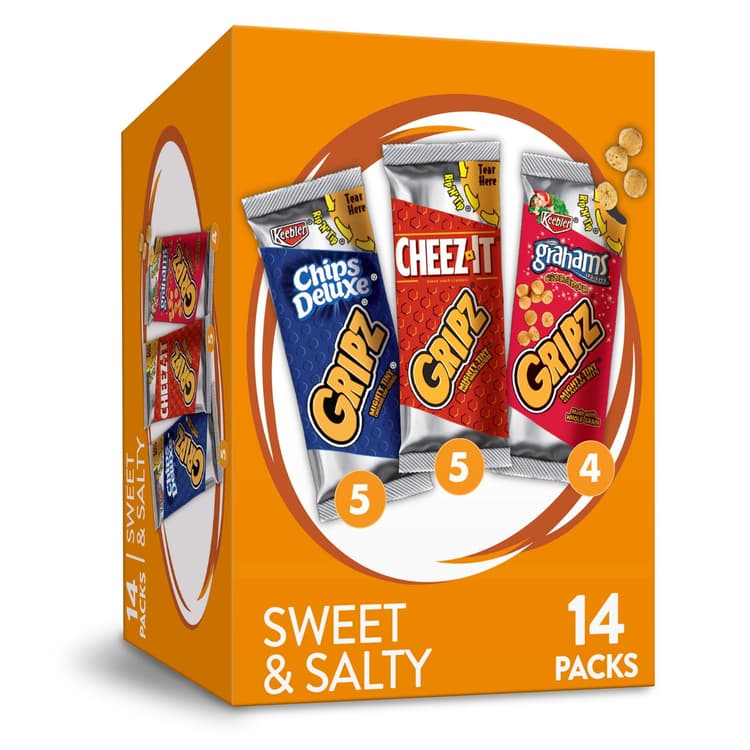 Gripz Snacks, Sweet & Salty