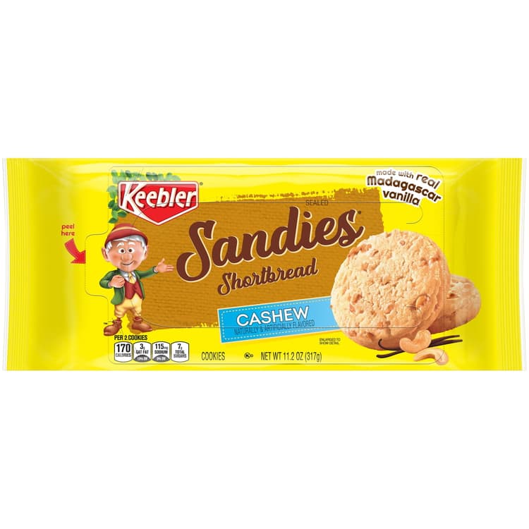 Sandies Cookies Sandies Cookies, Cashew Shortbread