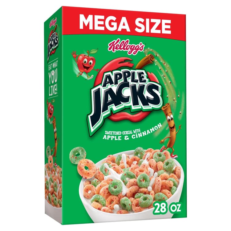 Kellogg'S Apple Jacks Original Cold Breakfast Cereal, Mega Size
