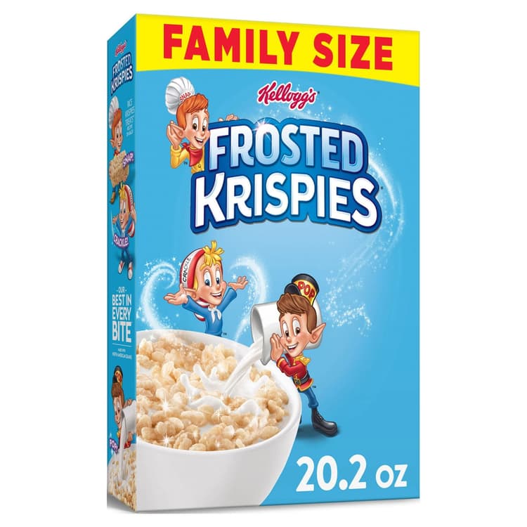 Kellogg'S Frosted Krispies Breakfast Cereal, Kids Snacks, Original