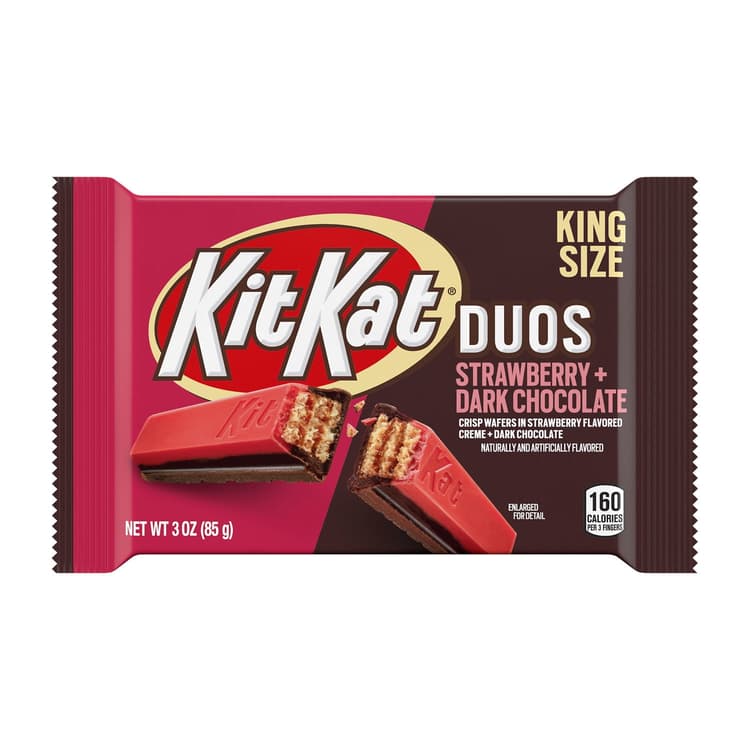 Kit Kat Duos Strawberry + Dark Chocolate King Size