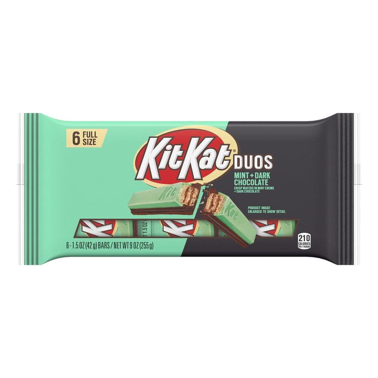 Kit Kat Duos Dark Chocolate Mint Wafer Candy