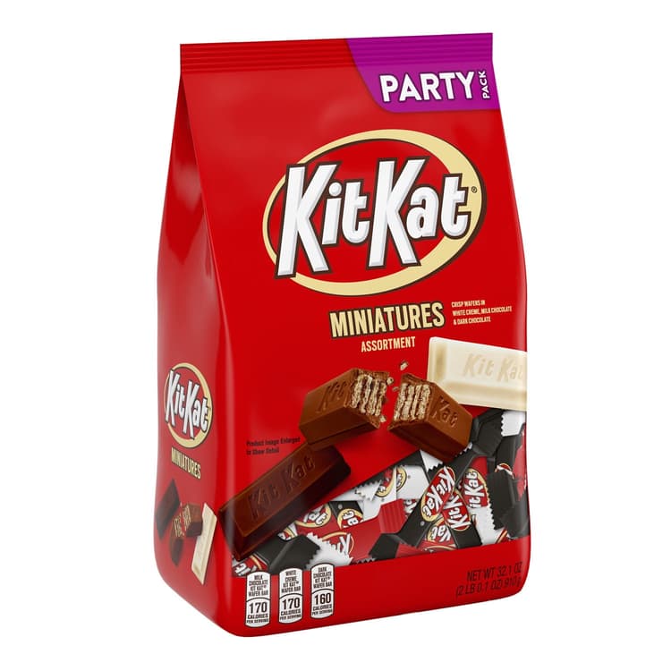 Kit Kat Crisp Wafers Chocolate Candy Miniatures Assortment Party