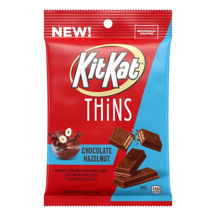 Kit Kat Thins Chocolate Hazelnut Wafer Candy