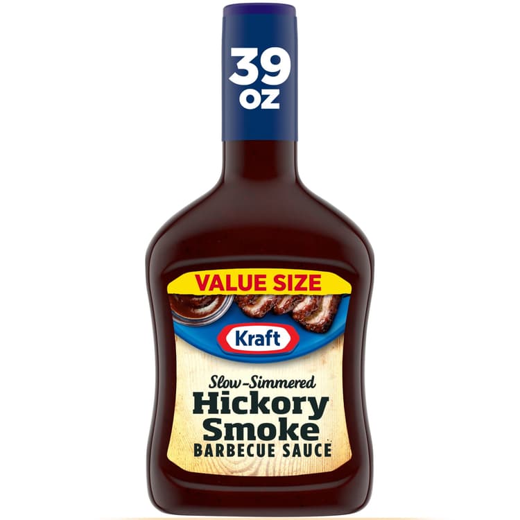 Kraft Hickory Smoke Slow-Simmered Barbecue Bbq Sauce Value Size