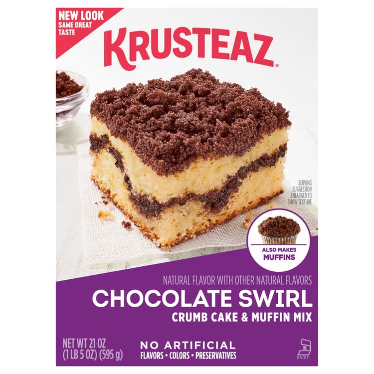 Krusteaz Chocolate Swirl Crumb Cake And Muffin Mix