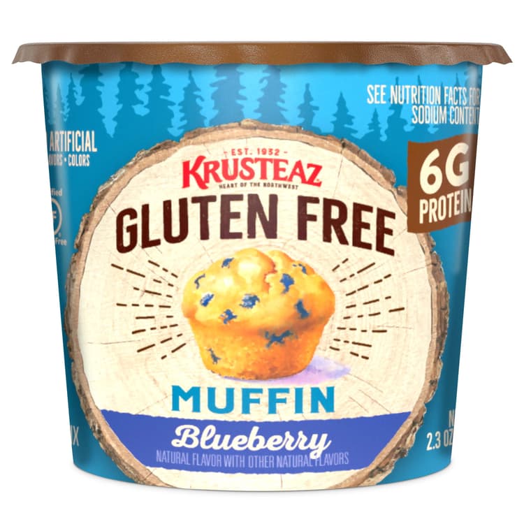 Krusteaz Gluten Free Blueberry Muffin