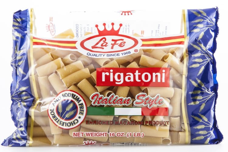 La Fe Rigatoni Pasta