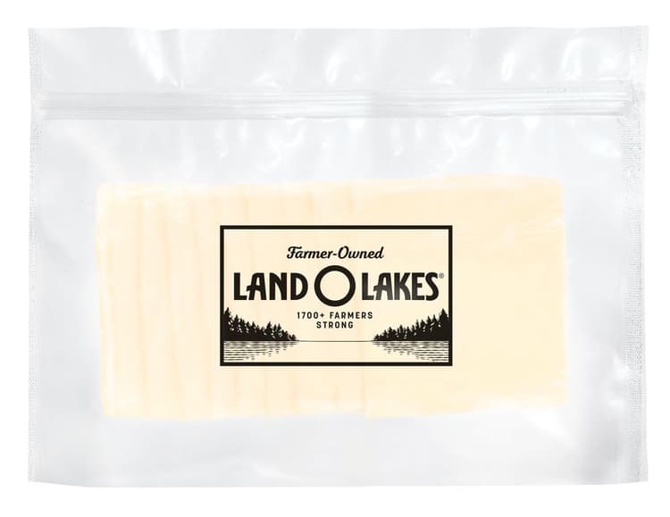 Land O Lakes White American Cheese, Sliced (Fresh, Plastic Bag