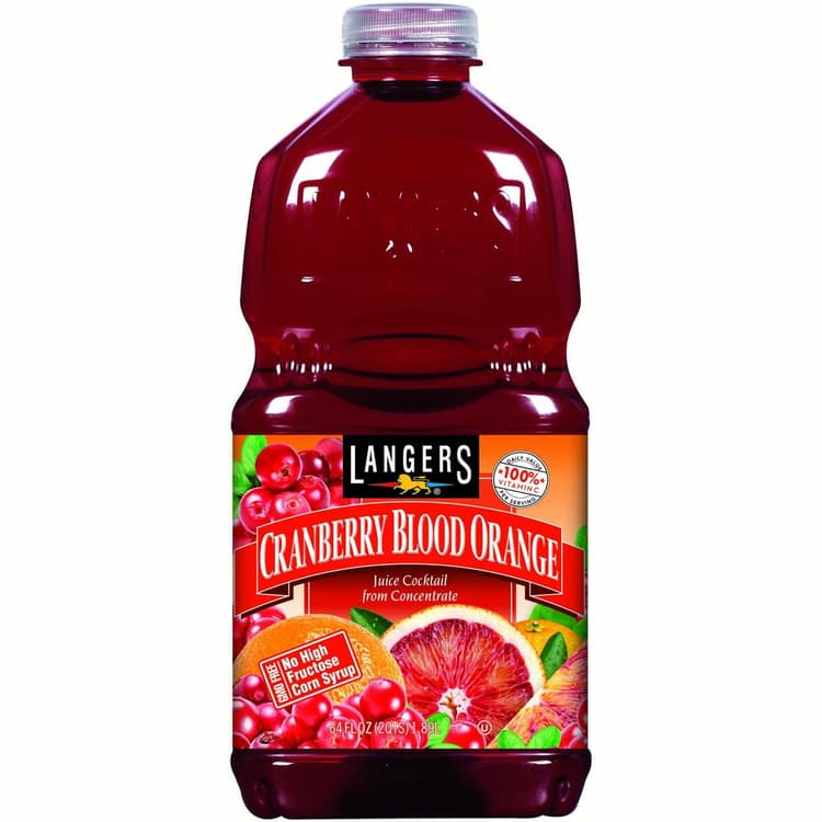 Langers Cranberry Blood Orange Cocktail