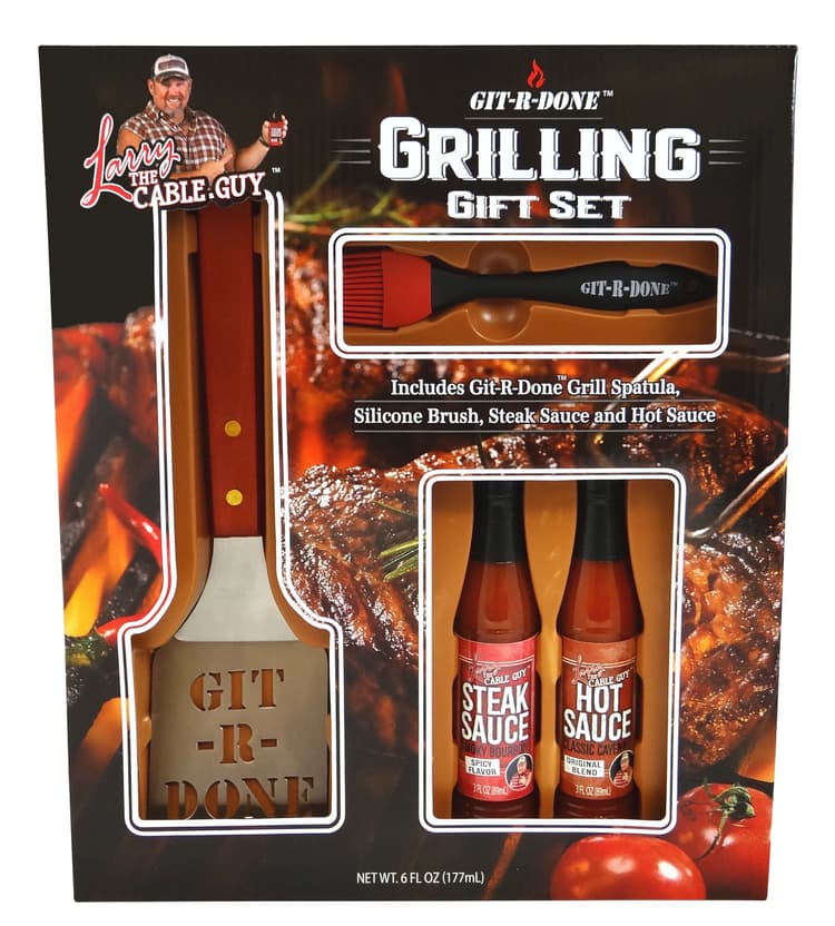 Larry The Cable Guy Git-R-Done Grilling Gift Set