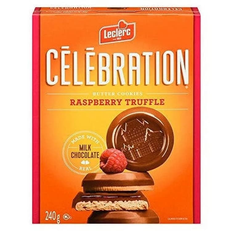 Leclerc Celebration Cookies Raspberry Truffle