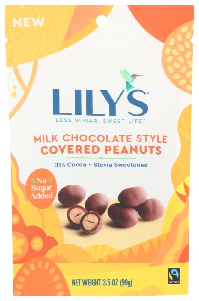 Lily'S Milk Chocolate Style Covered Peanuts
