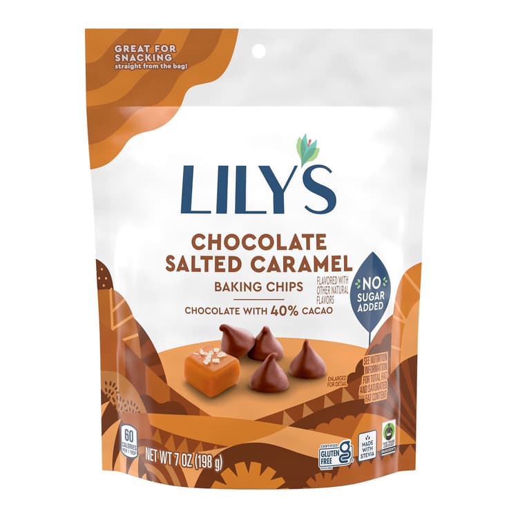 Lily'S Chocolate Salted Caramel Flavor Baking Chips