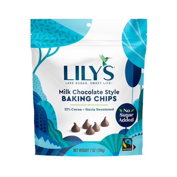 Lily'S Milk Chocolate Style No Added Sugar Baking Chips