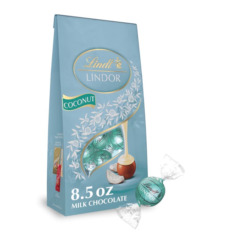 Lindt Lindor Coconut Milk Chocolate Candy Truffles