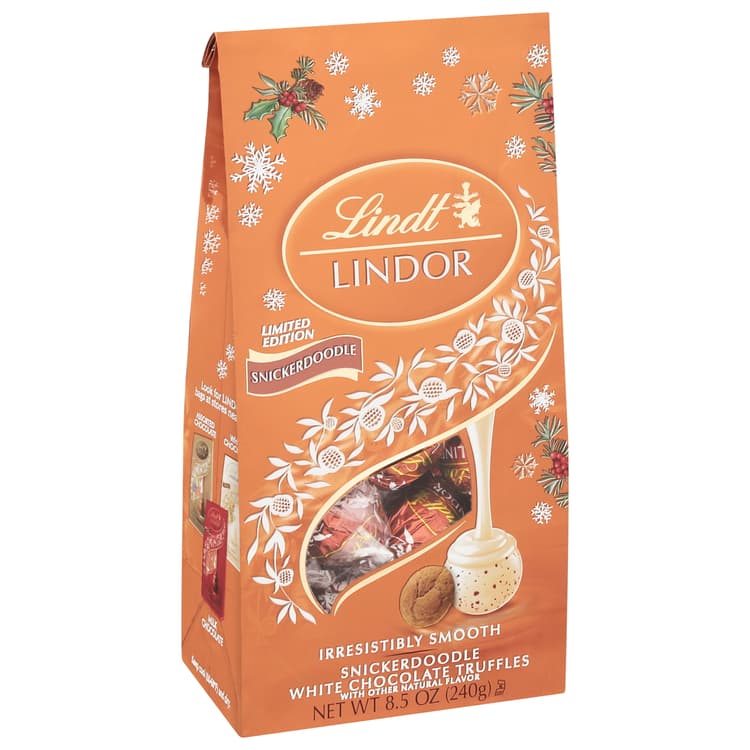 Lindt Lindor Irresistibly Smooth Snickerdoodle White Chocolate Truffles