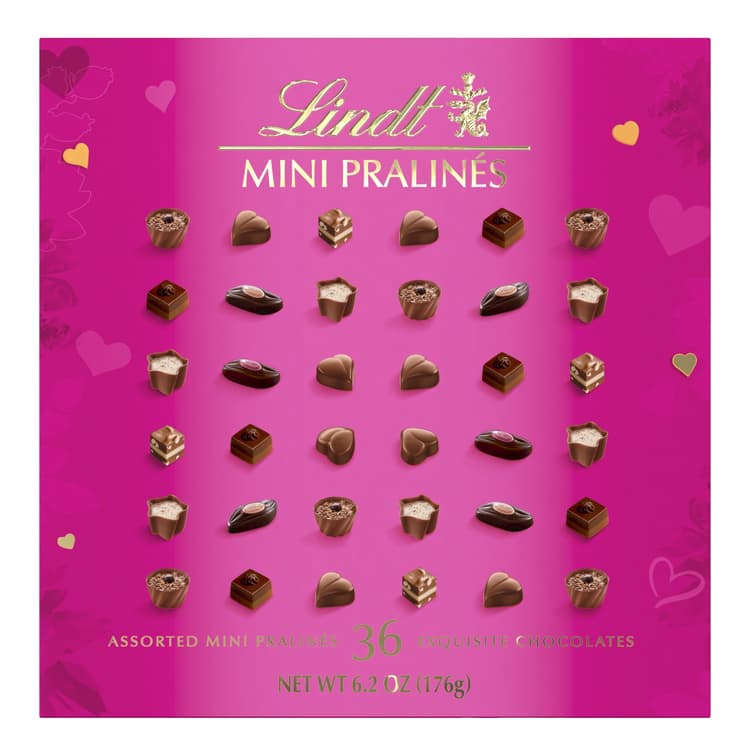 Lindt Valentine'S Mini Pralines Assorted Chocolate Candy