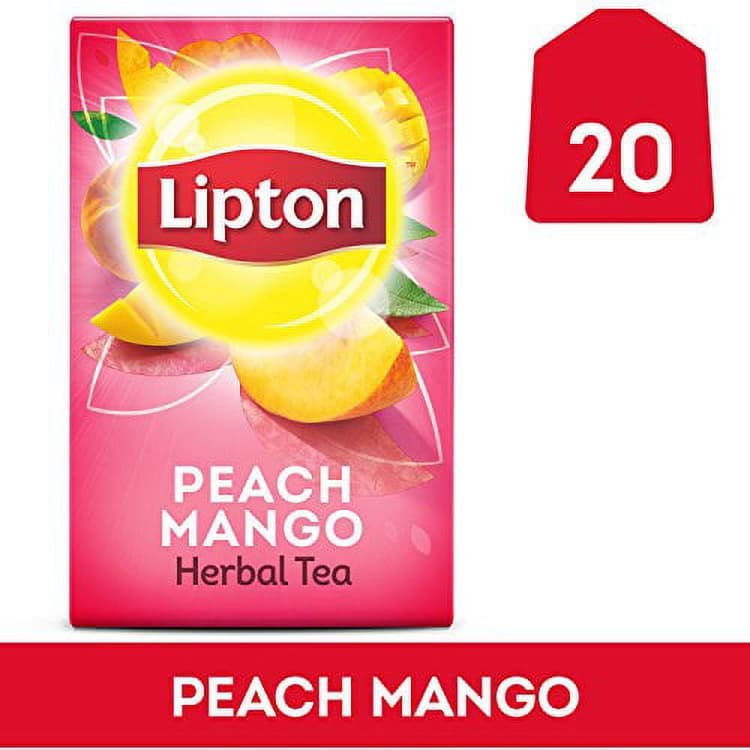 Lipton Herbal Tea, Peach Mango, Caffeine Free