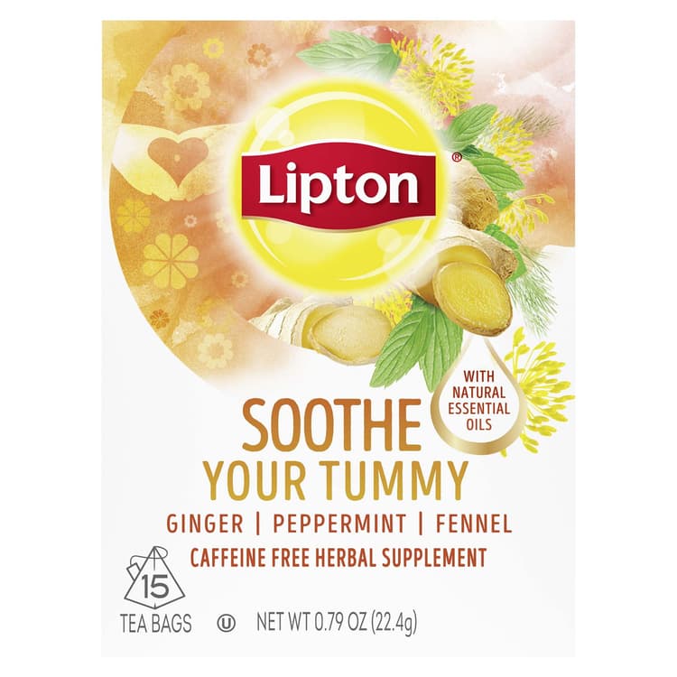 Lipton Tea, Caffeine Free, Ginger, Peppermint, Fennel