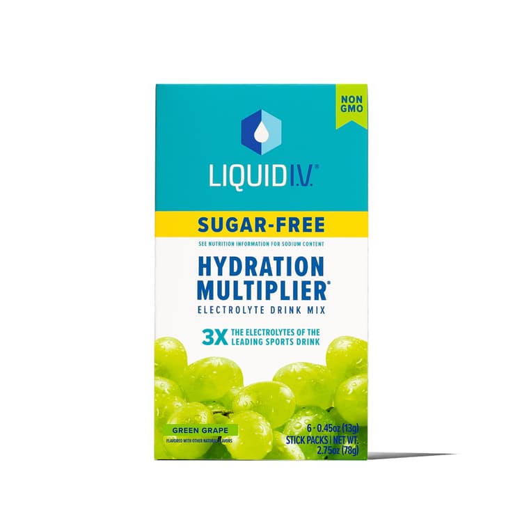 Liquid I.V. Sugar-Free Hydration Multiplier Electrolyte Drink Mix Green Grape