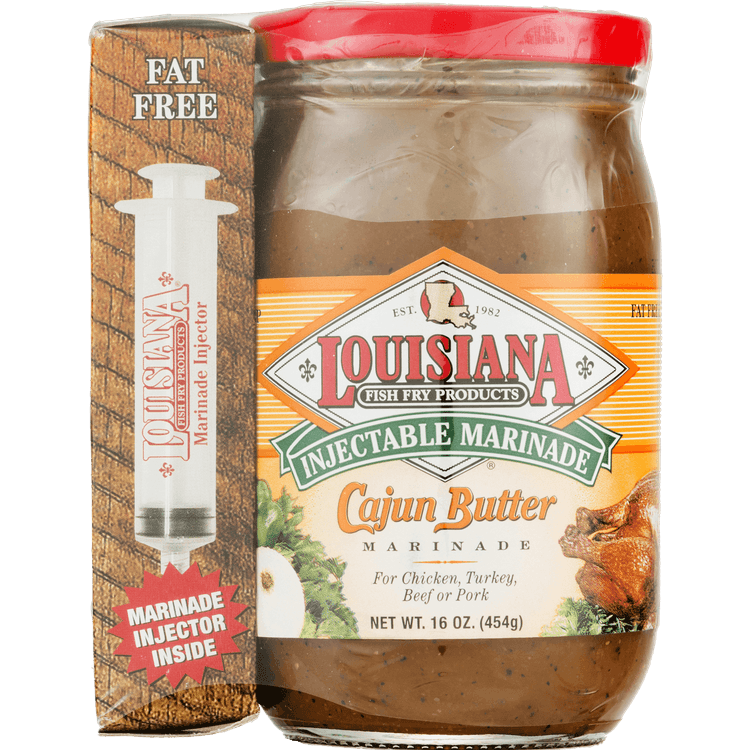 Louisiana Fish Fry Products Marinade, Injectable, Cajun Butter