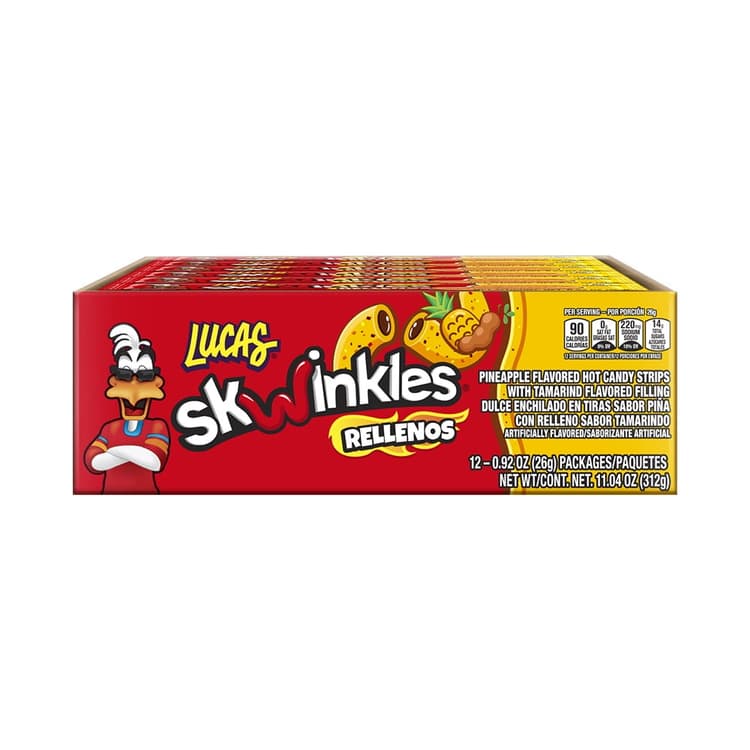 Skwinkles Candy Strips, Hot, Pineaaple