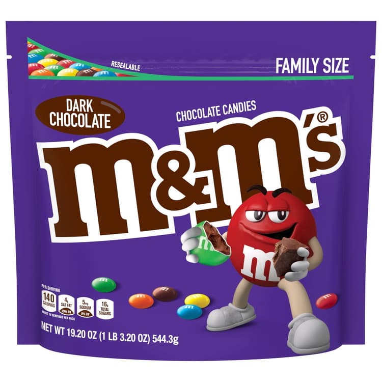 M&M Chocolate Candy Dark Chocolate