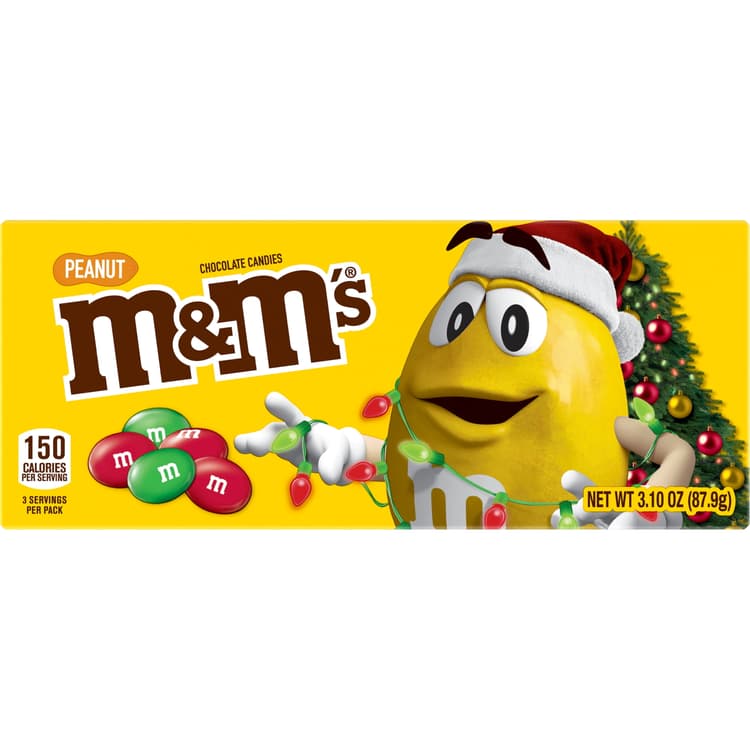 M&M'S Holiday Peanut Milk Chocolate Christmas Candy