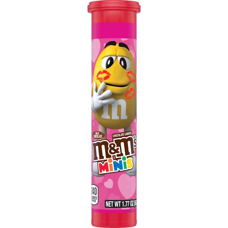 M&M'S Minis Milk Chocolate Valentine'S Day Candy - Tube