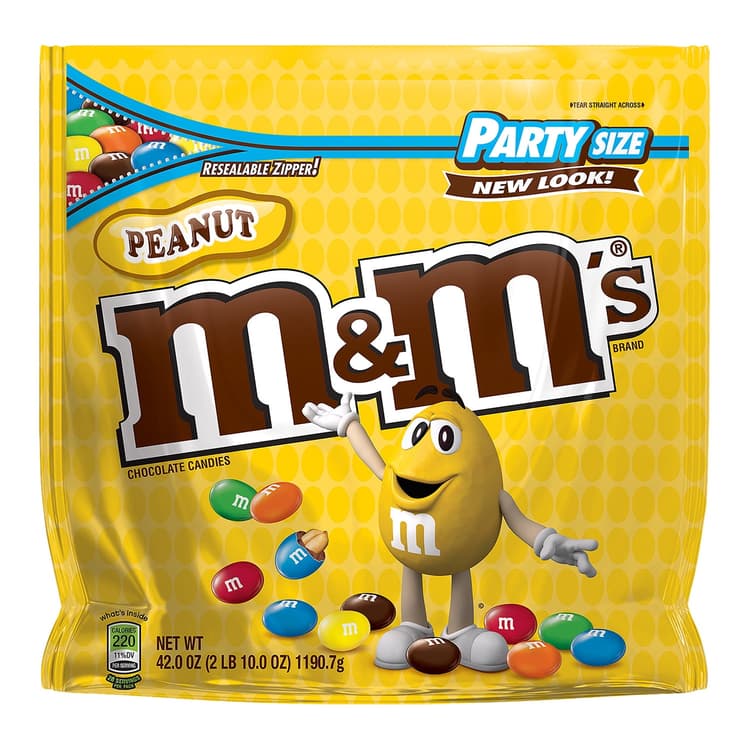 M & M Chocolate Candies, Peanut, Party Size