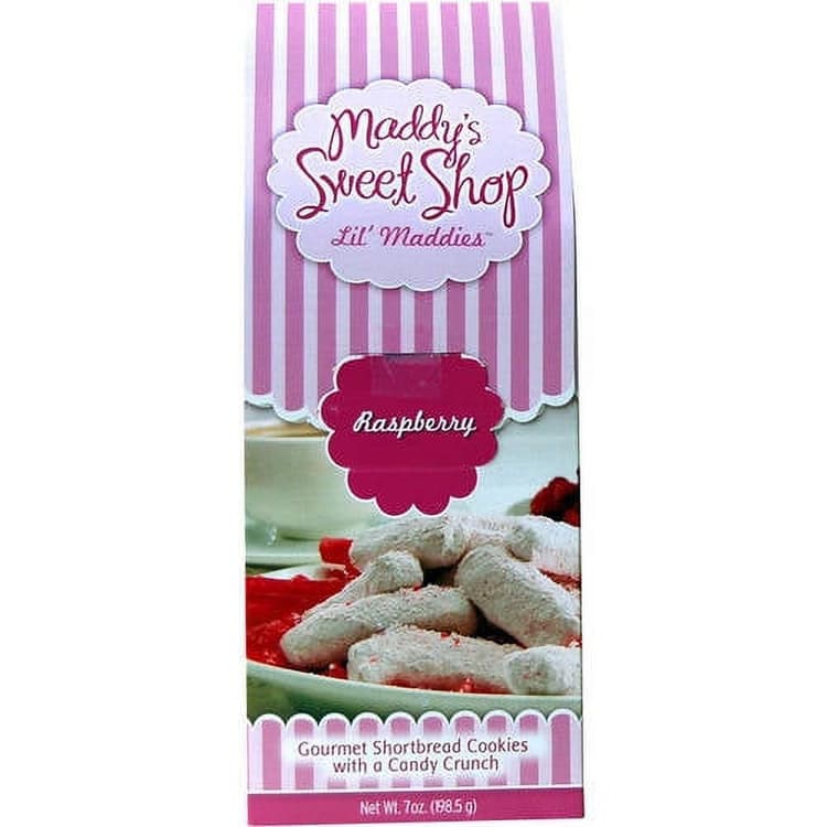 Maddy'S Sweet Shop Gourmet Shortbread Cookies, Raspberry