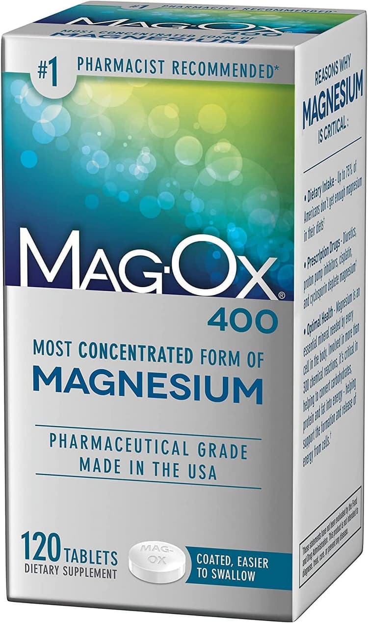 Mag-Ox 400 Magnesium Oxide Dietary Mineral Supplement