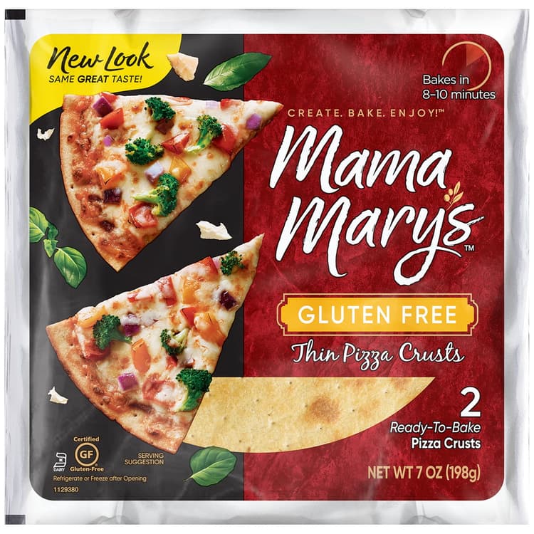 Mama Marys Pizza Crust Gourmet Gluten Free Bag