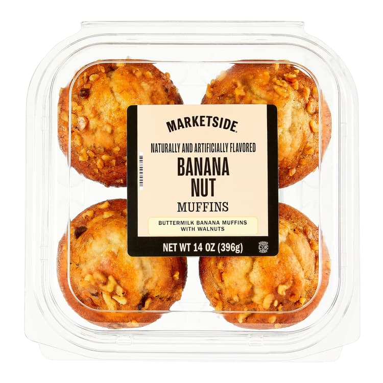 Marketside Banana Nut Regular Muffins