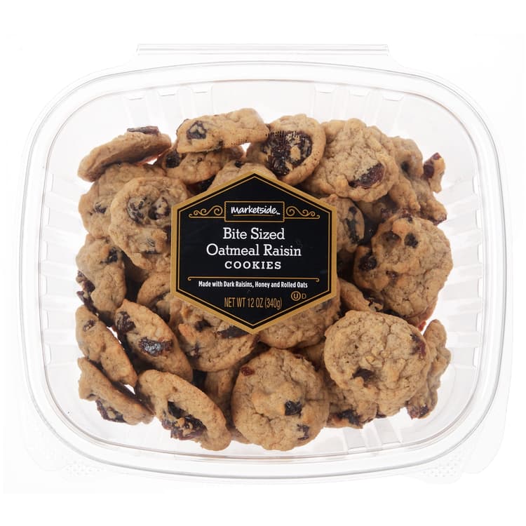Marketside Bite Sized Oatmeal Raisin Cookies