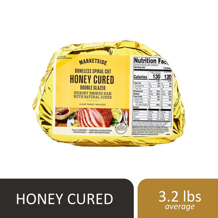 Sam'S Choice Spiral Cut Honey Ham, 2.