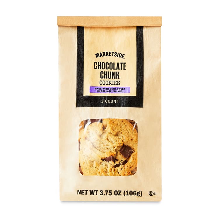 Marketside Chocolate Chunk Decadent Bakery Cookies