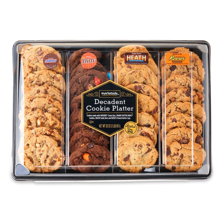 Marketside Decadent Cookie Platter, 32 Cookies