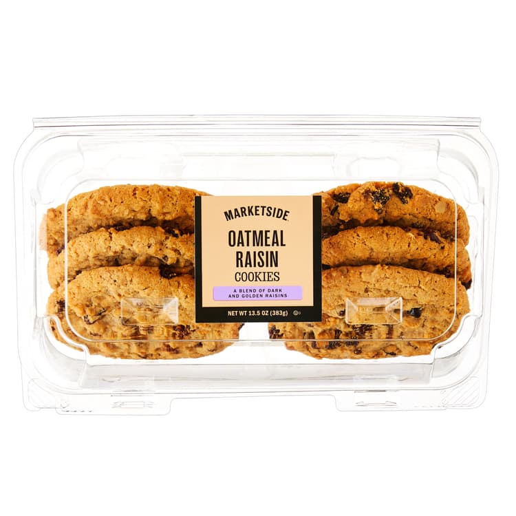 Marketside Decadent Oatmeal Raisin Bakery Cookies