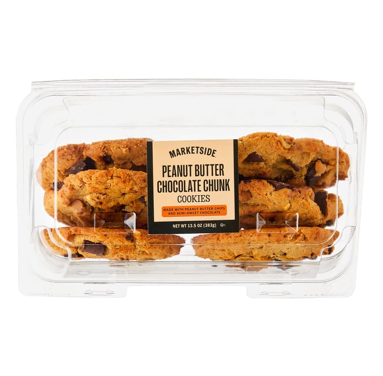 Marketside Decadent Peanut Butter Chocolate Chunk Bakery Cookies