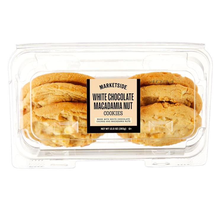 Marketside Decadent White Chocolate Macadamia Nut Bakery Cookies