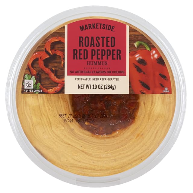 Is it Whole 30? Marketside Roasted Red Pepper Hummus